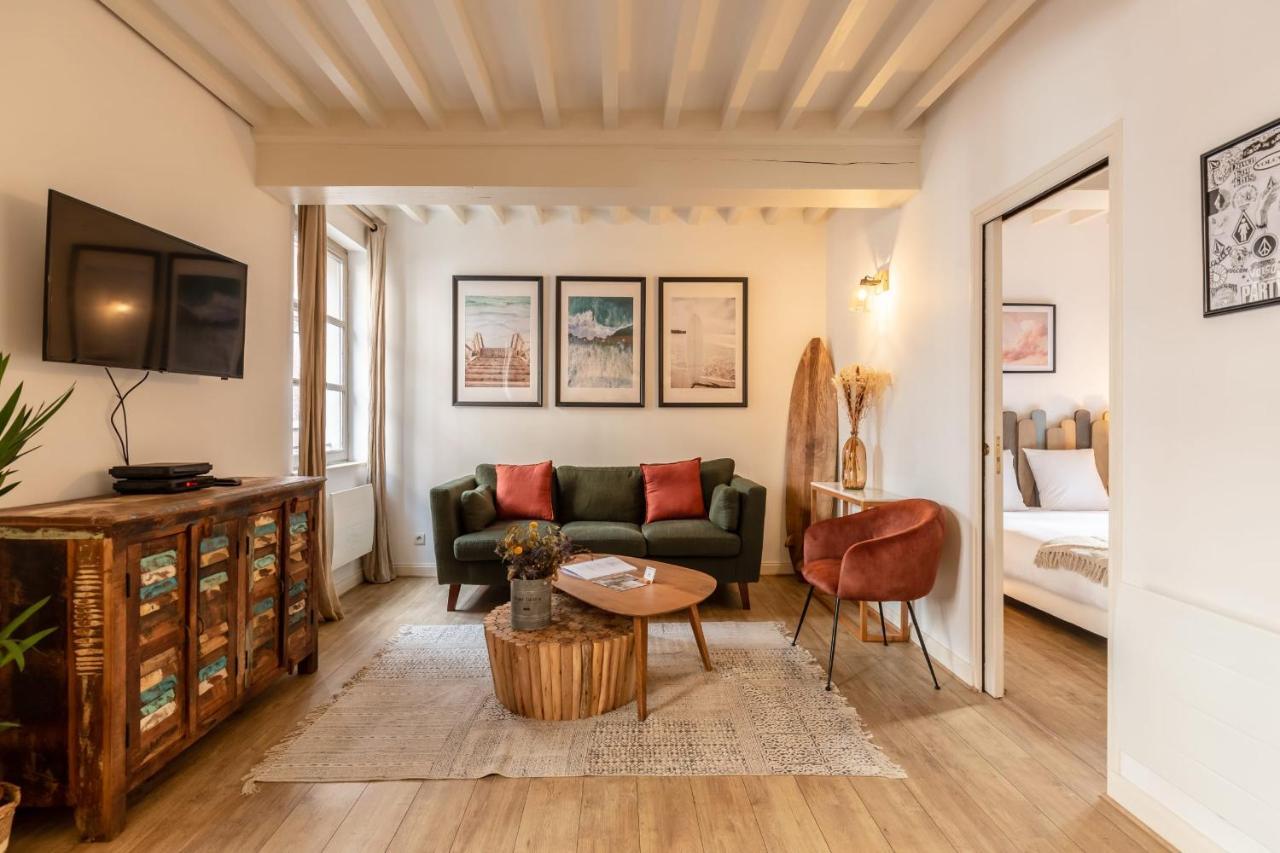 La Vague - Breath Of Freshness In Center Of Honfleur - Free Parking 550M公寓 外观 照片