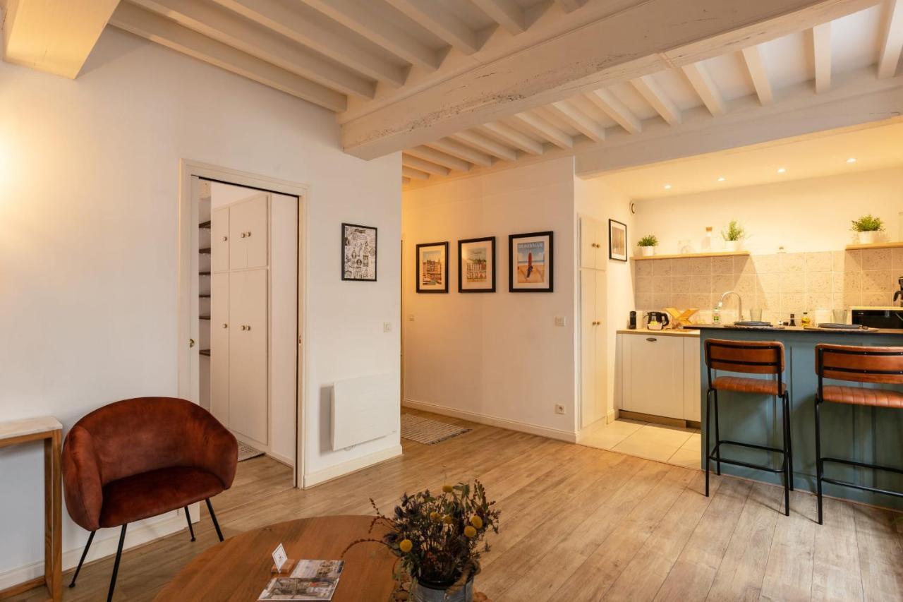 La Vague - Breath Of Freshness In Center Of Honfleur - Free Parking 550M公寓 外观 照片